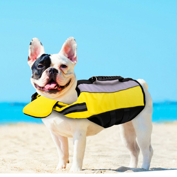 Pet clothes new airbag inflatable foldable dog portable safety swimsuit